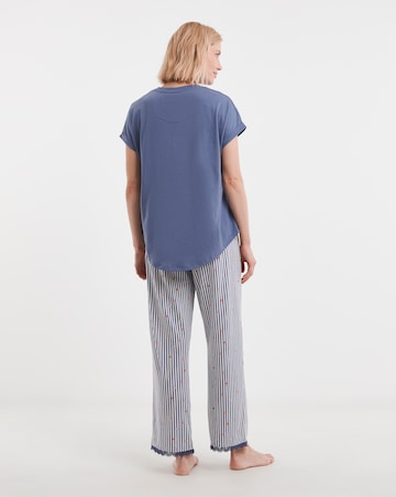 Joe Browns Nautical Pyjama Set Blue Multi