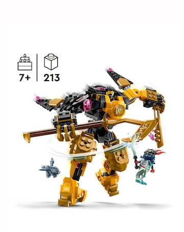 LEGO NINJAGO Arin's Spinjitzu Battle Mech Toy Set with 2 Minifigures 71839