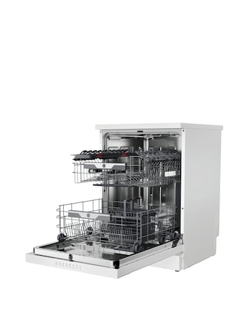 Hoover H-Dish 500 HF4B7F0W-80 14 Place Full Size WiFi Dishwasher White Install