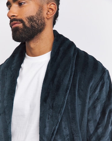 Clipped Fleece Dressing Gown