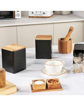 Salter Toronto 4 Piece Bread Bin and Canister Set