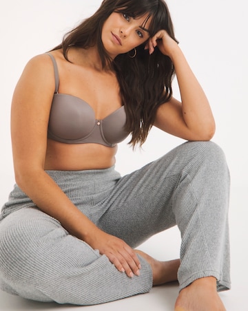 Figleaves Smoothing Multiway Underwired Balcony Bra B-GG - Mocha