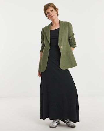 Black Jersey Maxi Skirt