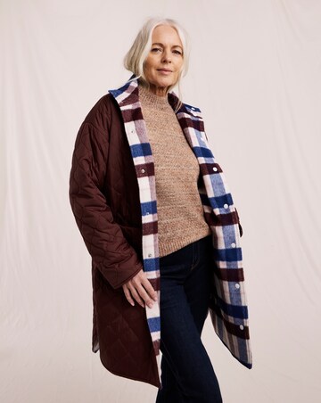 Julipa Reversible Check Coat