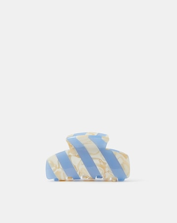 Accessorize Stripe Marble Claw Clip