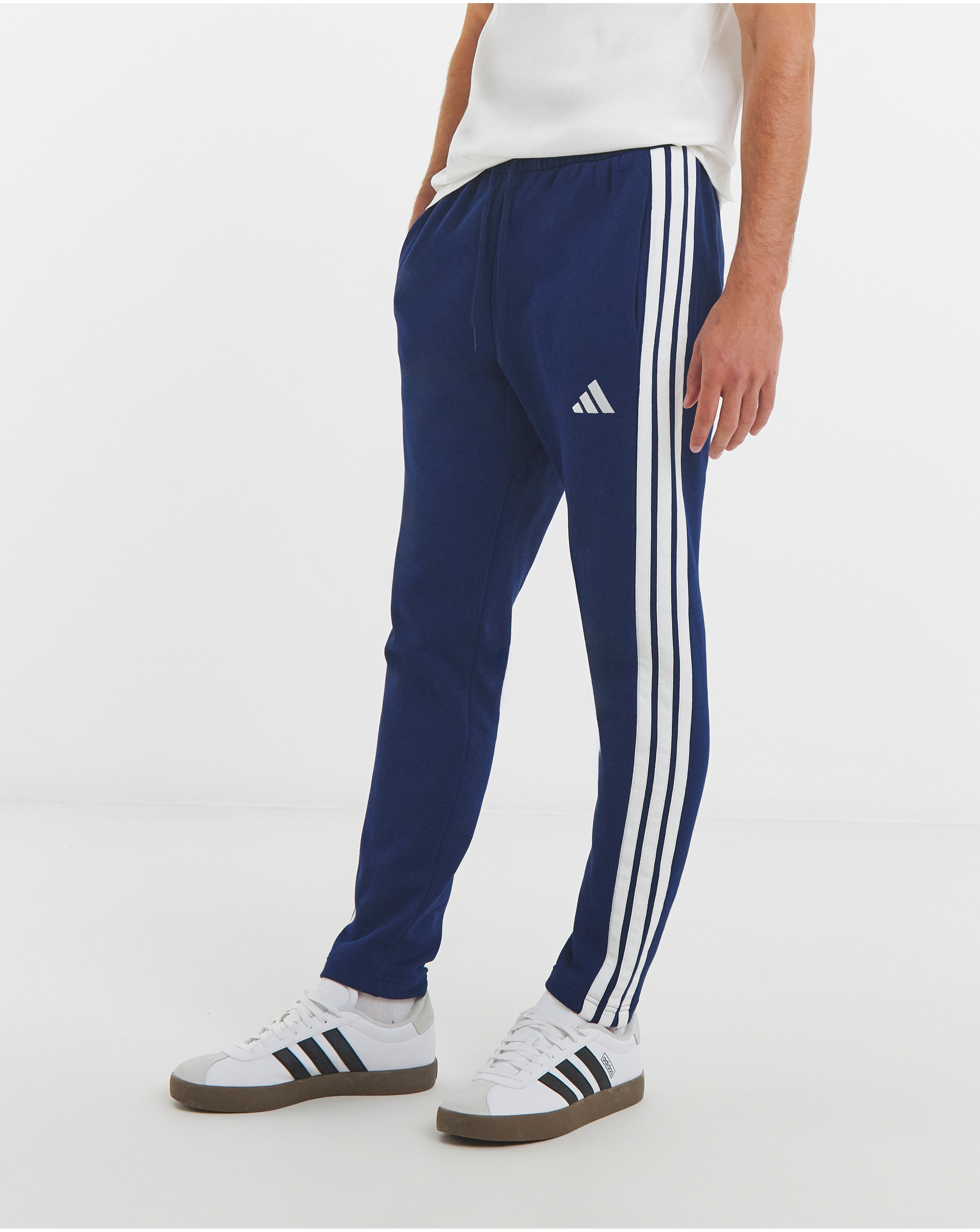 adidas 3 Stripes Open Hem Pants | JD Williams