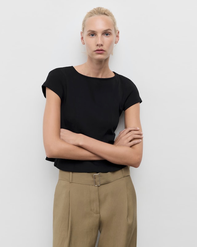Mango Short-Sleeved Cotton T-Shirt