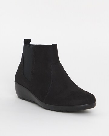 Cushion Walk Elastic Ankle Boot E Fit