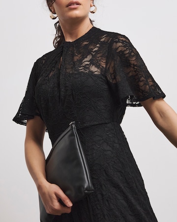 Joanna Hope Lace Midi Dress