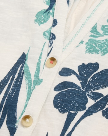 White Stuff Tulip Jersey Sleeve Shirt