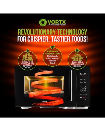 Tower Vortx Digital 25L Microwave Air Fryer