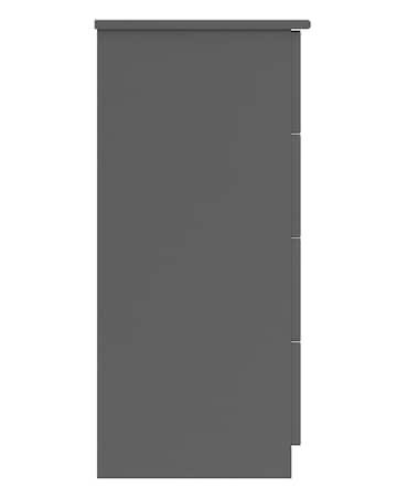 Sorrento High Gloss Assembled 4 plus 4 Drawer Chest