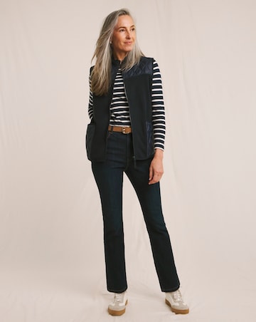 Julipa Zip Up Quilted Fleece Gilet