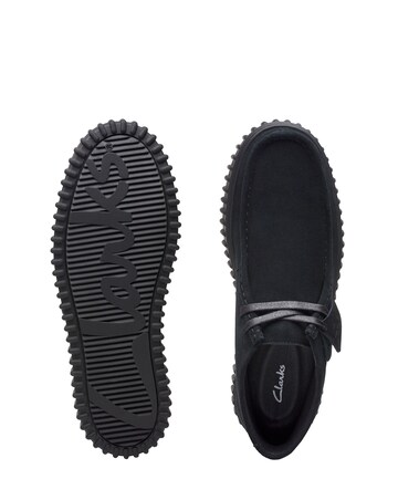 Clarks Suede Torhill Boots - Black