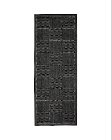 Checked Gel Flatweave Runner