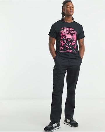 Original Horror Frankenstein Halloween T-Shirt - Black