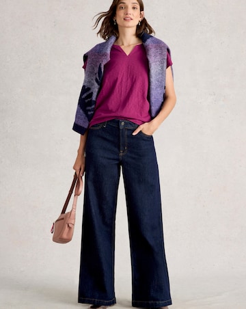 White Stuff Nelly Notch Neck Tee