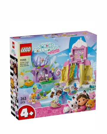 LEGO Gabby's Dollhouse Sweet Treat Mountain & Kitty Garden Pretend-Play 11205