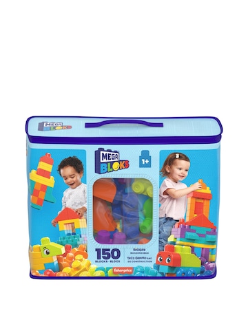 MEGA BLOKS Bigger Building Bag building set with 150 big building blocks