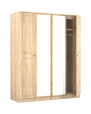 Richmond Ready Assembled 4 Door Wardrobe