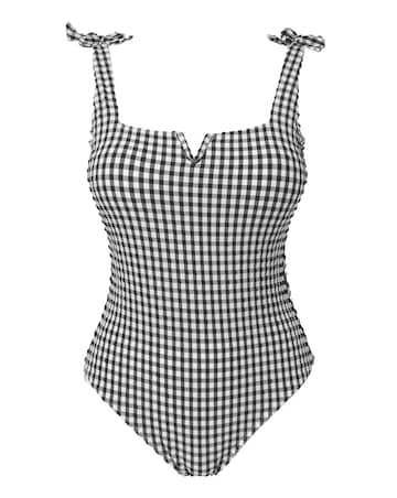 MAGISCULPT Firm Control Contour Me Shoulder Tie Swimsuit