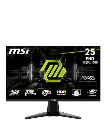 MSI MAG 255F E20 24in FHD 200Hz 0.5ms AI Vision Gaming Monitor