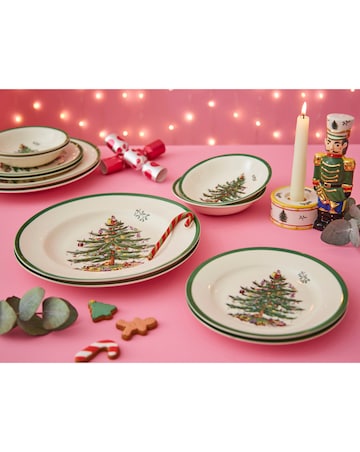Spode Christmas Tree 12 Piece Dinner Set