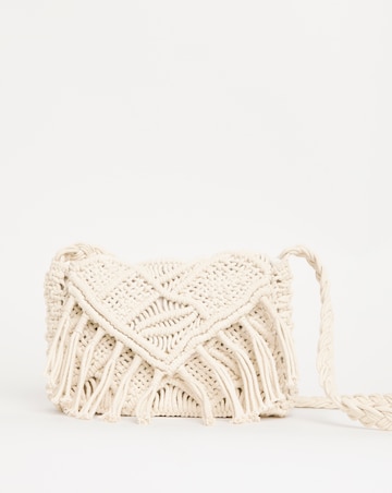 Macrame Crossbody Bag