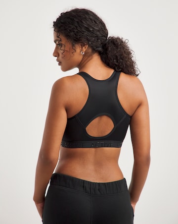 High Impact Zip Front Fastening Sports Bra B-F