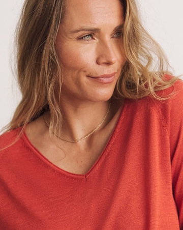 Anthology V Neck Fine Gauge Jumper