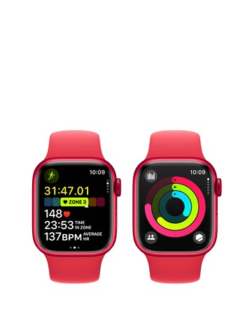 Apple Watch Series 9 GPS 41mm (PRODUCT)RED Aluminium Case with Sport Band - S/M
