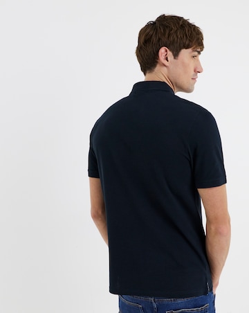 Lyle & Scott Placket Tipped Polo Shirt - Dark Navy