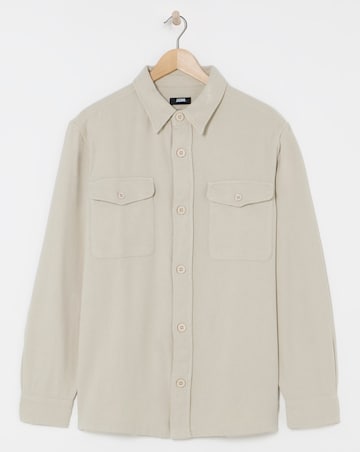 Double Pocket Heavy Brushed Flannel Shirt