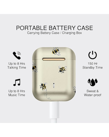 VQ Wren Wireless Earbuds - Cath Kidston Bees