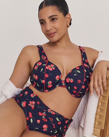 Magisculpt Cherry Print Underwired Bikini Top