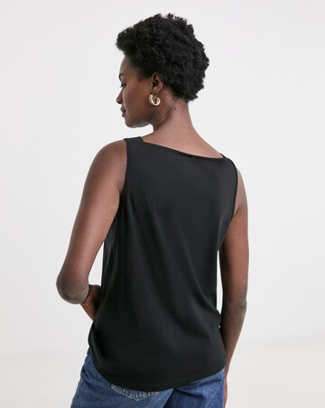 Pure Cotton Slash Neck Vest