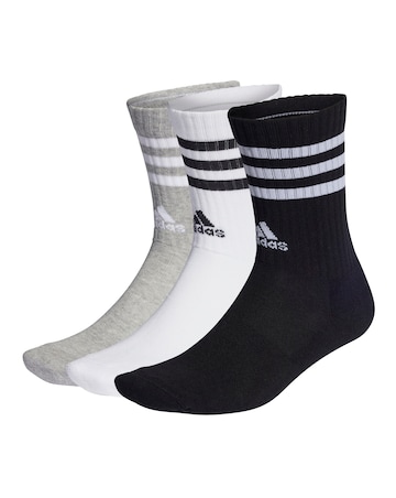 adidas 3 Stripes Crew 3 Pack Socks