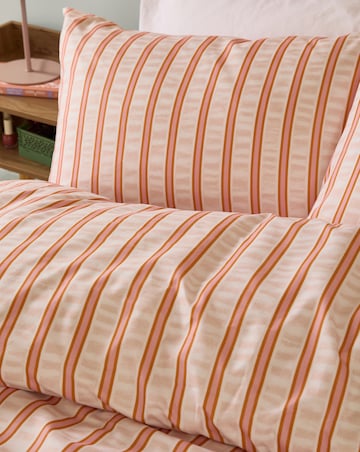Hettie Soft Touch Striped Duvet Cover Set