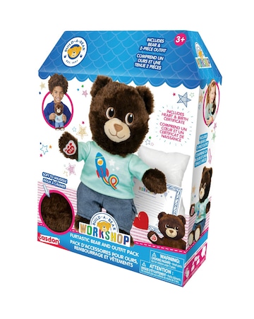 Toy Build-a-Bear Workshop Furtastic Bear and Outfit Pack - Rocket