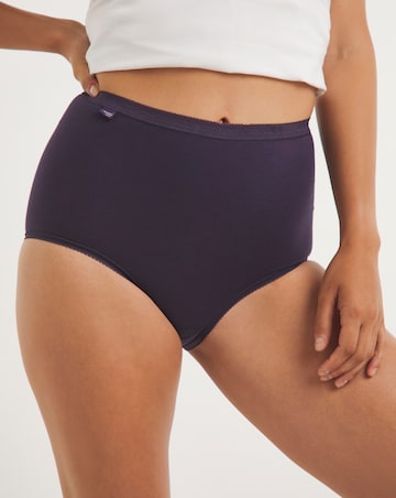 Sloggi 3Pack Cotton Basic Maxi Knickers Dark Combi