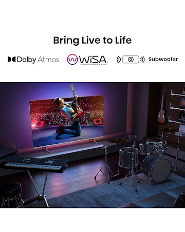 Hisense 55in 55E7KQTUK PRO Smart 4K UHD HDR QLED TV with 144Hz Game Mode Pro