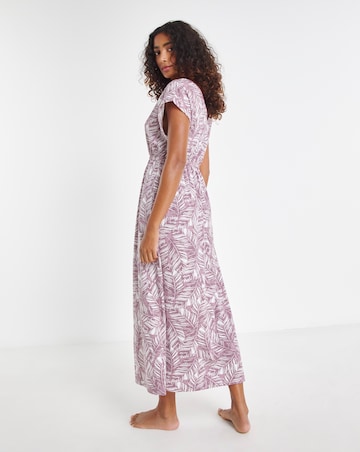 Value (2 Pack) Maxi Nighties Palm Print