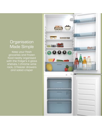 Swan SR11020GNE Retro 60/40 Fridge Freezer - Green