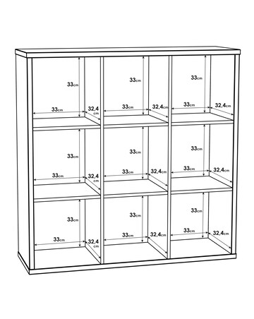 Slater 3x3 Storage Unit