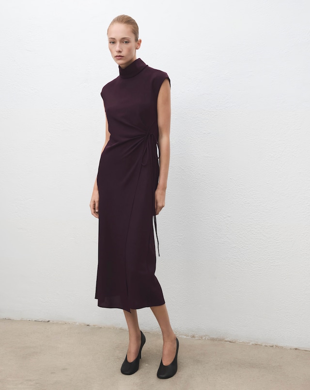 Mango Midi Wrap Dress