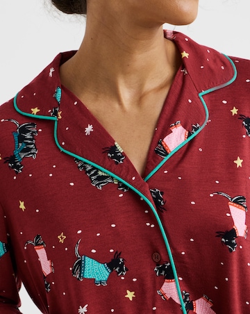 Pretty Secrets Scottie Dog Button Pyjama Set