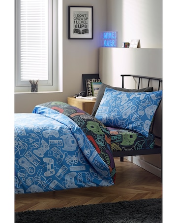 Catherine Lansfield Power Up Gamer So Soft Duvet Cover Set