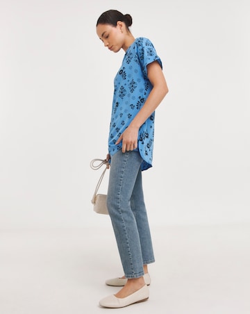 Blue Print Longline Boxy Top