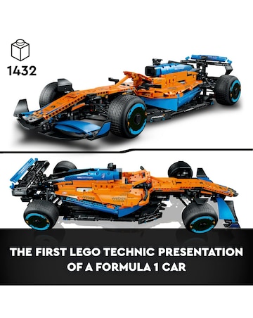 LEGO Technic McLaren Formula 1 2022 Race Car Model Set 42141