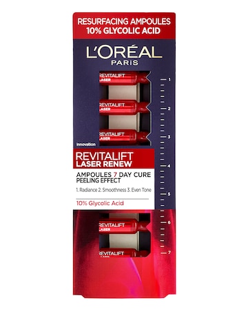 L'Oreal Paris Revitalift Laser Ampoules 10% Glycolic Acid Peel 7x1ml
